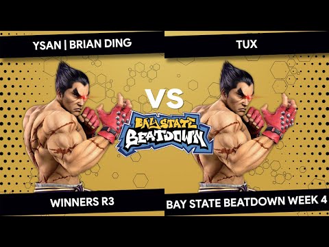 Bay State Beatdown #4 - YSAN | Brian Ding (Kazuya) vs Tux (Kazuya) - Winners R3