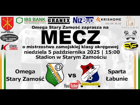 Omega Stary Zamość - Sparta Łabunie 05.10.2025