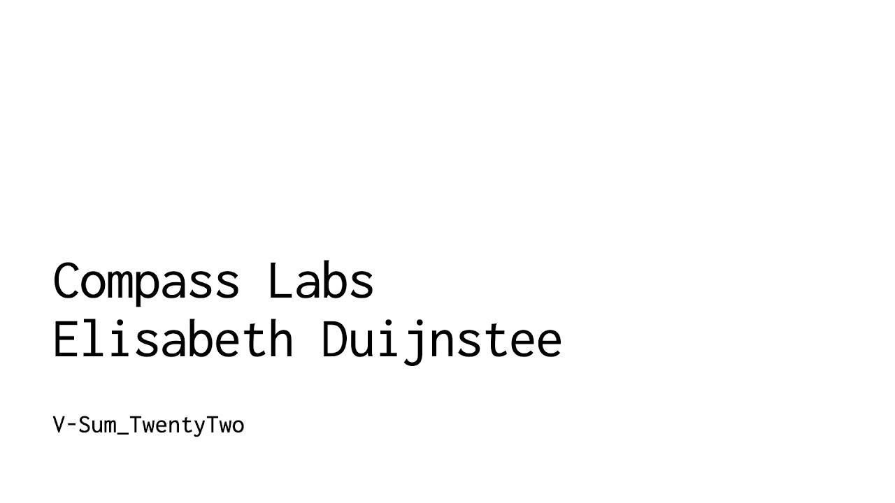 Compass Labs Technical Briefing — Live Demo | V-Sum