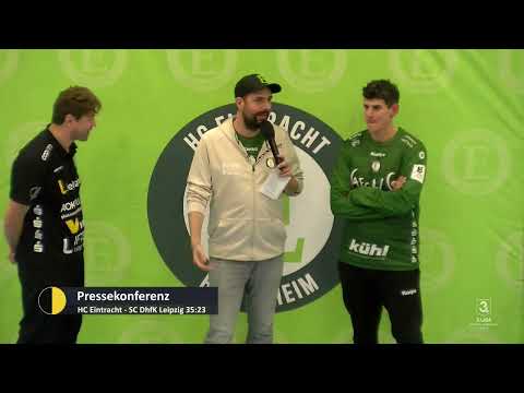 Press conference after the game: HC Eintracht Hildesheim vs. SC DHfK Leipzig II