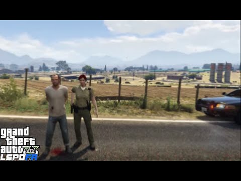 GTA 5 LSPDFR Police Mod 95 | Los Santos County Sheriff Female Patrol | We Caught Trevor Phillips