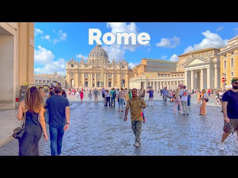 Rome, Italy 🇮🇹 -  A Stroll Through The Eternal City - 4K-HDR Walking Tour