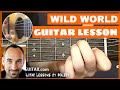 Wild World Guitar Lesson - part 1 of 5 