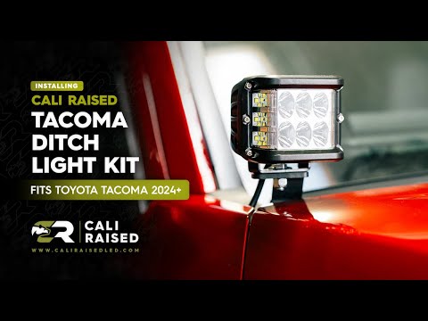 How To Install Ditch Light Bracket Kit For 2024+ Toyota Tacoma | Cali Raised