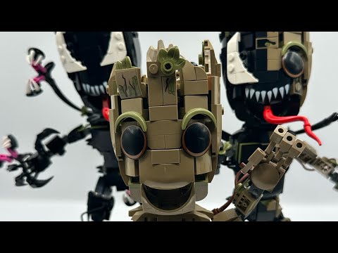 Venomized Groot (time lapse build) @MrLegoTimeLapse