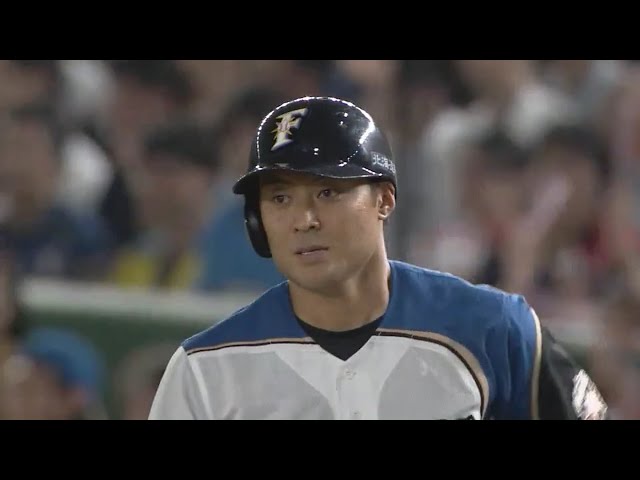 【6回裏】ファイターズ・田中賢 ベテランの執念で同点に追いつく!! 2018/8/23 F-H