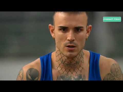 Top 3 in Men's Vault Final - 2022 Oran 19th Mediterranean Games - Artistic Gymnastics