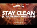 Motörhead - Stay Clean Live In England 1981 (Official Audio)