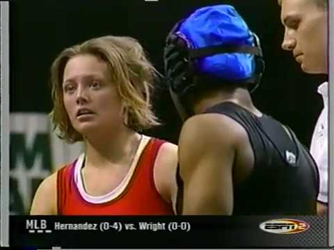 68 KG Toccara Montgomery vs Kristie Marano - 2001 US Nationals