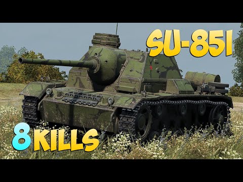 SU-85I - 8 Frags 3.1K Damage - Fit game! - World Of Tanks