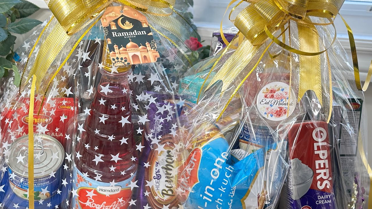 How To Wrap Ramadan Gift Basket | Ramadan & Eid Gift Basket Ideas 2025 | رمضان مُبارك 🌙✨
