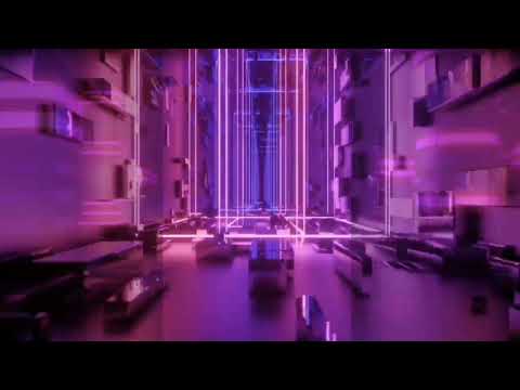 VJ LOOPS NEON PINK PURPLE abstract background video | relaxing tunnel  loop | screensaver