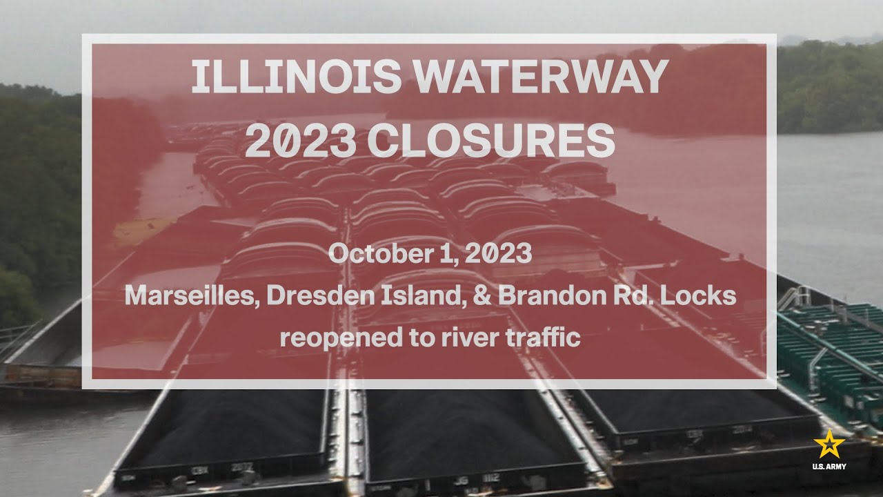 Illinois Waterway Lock Closures Complete