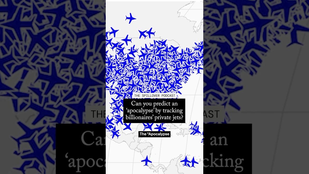 Can you predict an ‘apocalypse’ by tracking billionaires’ private jets?