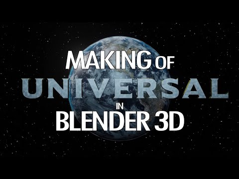 Blender 3D Tutorial: Making of Universal Logo in Blender 3D 2.8X