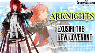 【SanyMuCos】 Arknights Cosplay Exusiai the New Covenant Cosplay Costume Premium Edition Showcase⚔⚔🍎🍎