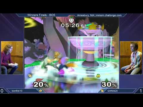 MMOM180 SSBM - bonfire10 (Sheik) vs. GWM420 (Fox) - Melee WF
