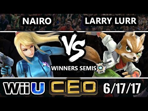 CEO 2017 Smash 4 - MSF | Larry Lurr (Fox) vs NRG | Nario (ZSS) WiiU Winner’s Semis