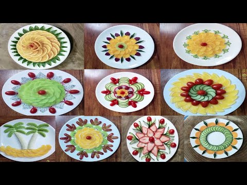 Handmade Salad decoration Salad design | Fruit & Vegetable Carving & Cutting Garnish || recipe_ultra