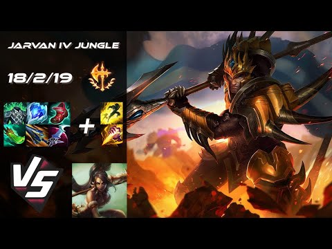 JUNGLE Jarvan IV vs Nidalee - EU Challenger Patch 14.24