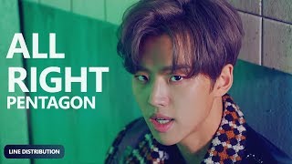 PENTAGON - All Right (Line Distribution) | TheSeverus
