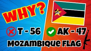 Why Mozambique's Flag Features an AK-47 Instead of a T-56 Gun #flags