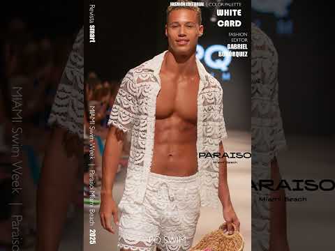 PQ SWIM IN WHITE CARD COLOR FROM MIAMI SWIM WEEK 2024
