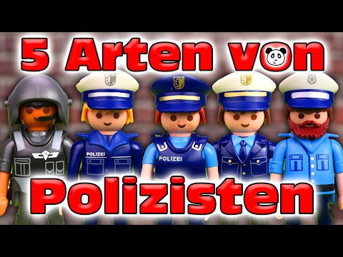 ⭕ PLAYMOBIL POLIZEI - 5 Arten von Polizisten - Playmobil Film