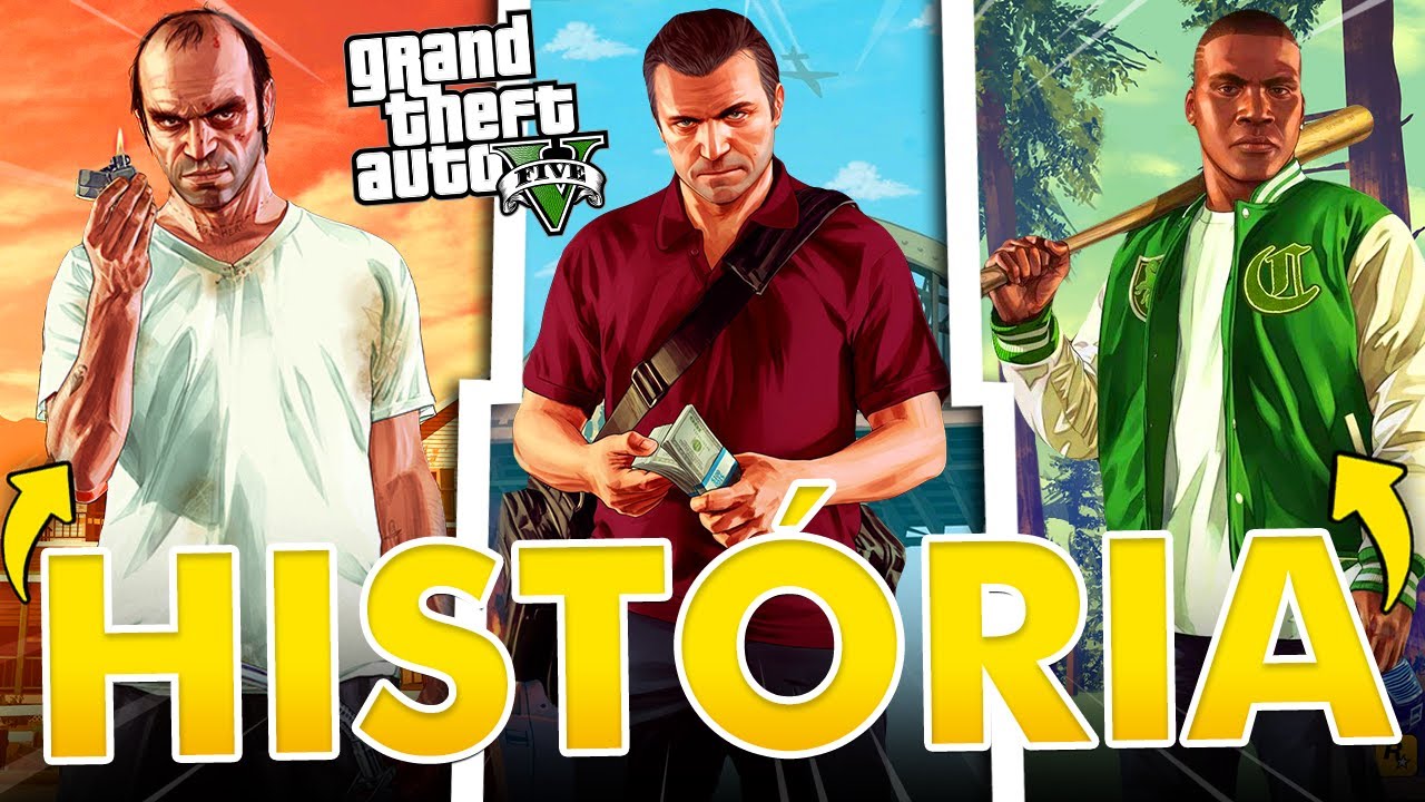 A HISTÓRIA INCRÍVEL do GTA V