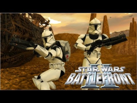 Star Wars Battlefront II Mod - Star Wars Legends DEMO - Geonosis Gameplay