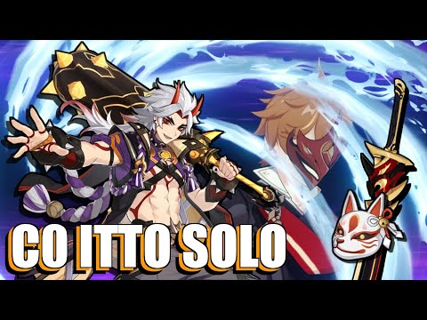 C0 Phys Itto Solo Showcase vs Childe No Damage - 4p Shimenawa
