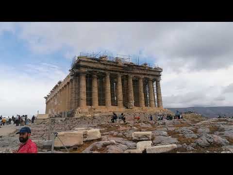 Oben auf der Akropolis in Athen (Griechenland 2021)