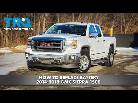 How to Replace Battery 2014-2018 GMC Sierra 1500