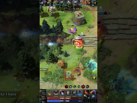 1 VS. 4 Fearless Silencer #dota2 #dota #silencer #rampage