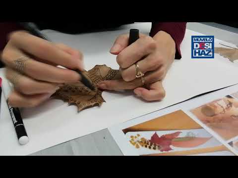 kREatív Műhely - Könyvjelző falevélből