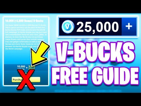 THREE WAYS TO GET FREE VBUCKS IN FORTNITE! *LEGIT!* Video