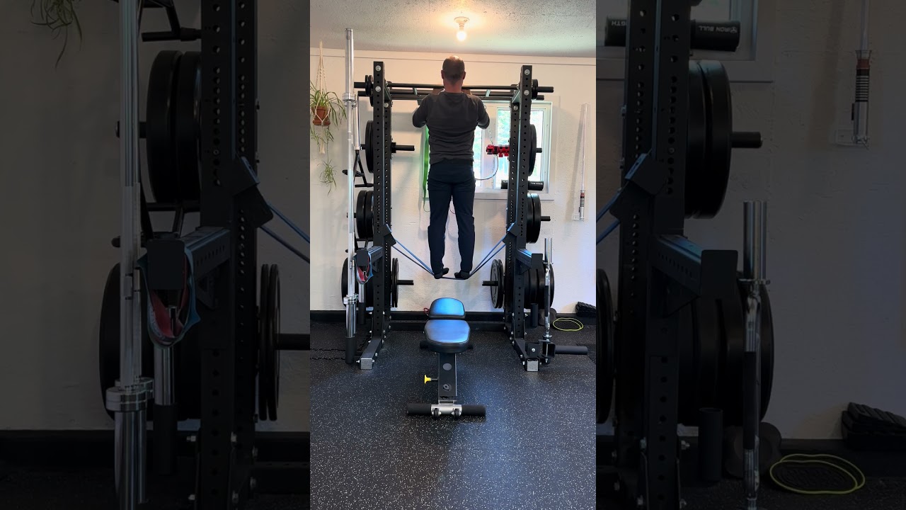 1. Band Assisted Chin-Up (Back View)