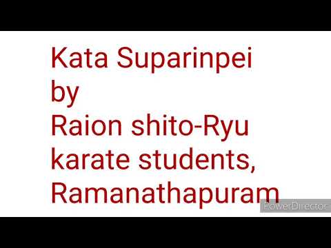 Kata suparinpei by Raion Shito-Ryu students