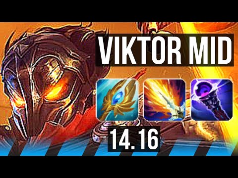 VIKTOR vs CORKI (MID) | 12/1/3, 7 solo kills, Legendary, 500+ games | NA Master | 14.16