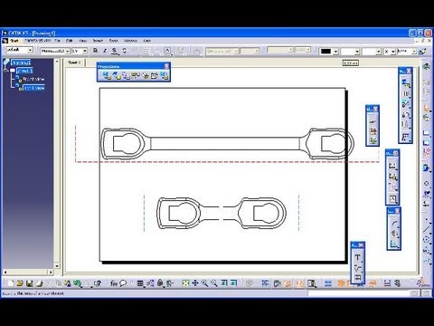 Broken view Catia v5 drafting quick basic All about broken views