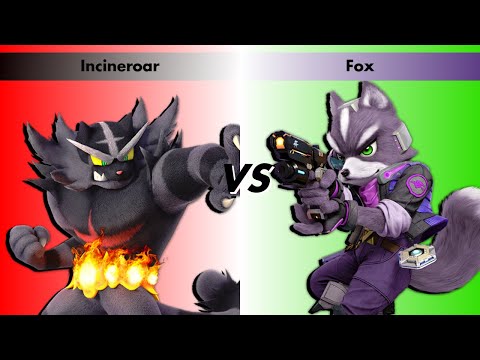 Incineroar vs.  Fox - 8/2/21