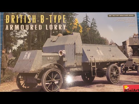 Сборная модель: Британский бронированный грузовик Б-тип ( Miniart 39006 ) 1:35