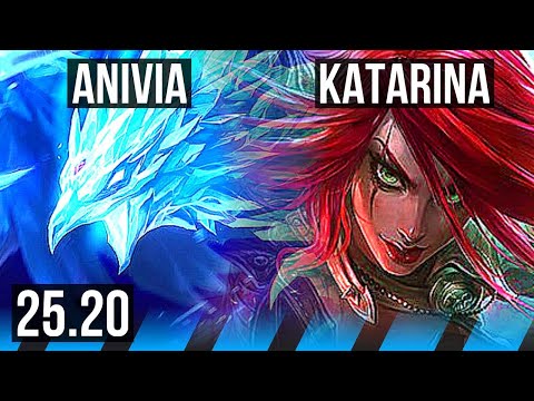 ANIVIA vs KATARINA (MID) | 14/0/8, Legendary | EUW Diamond | 25.20