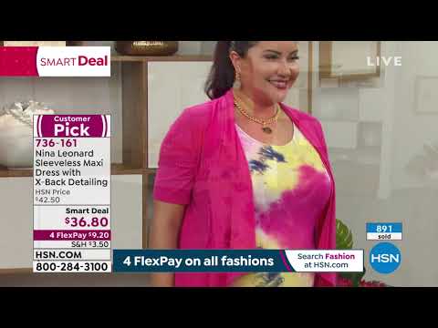 Nina Leonard Sleeveless Maxi Dress with XBack Detailing