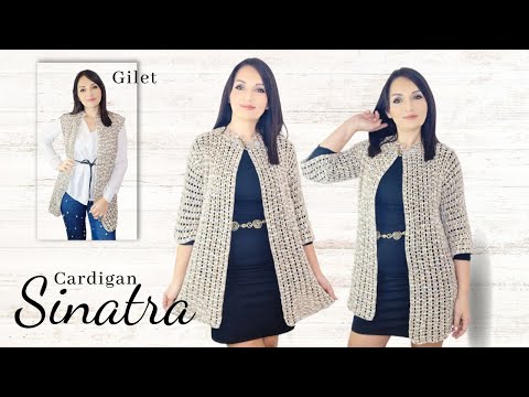 Vídeo tutorial cárdigan Sinatra de ganchillo — La Fata Tuttofare