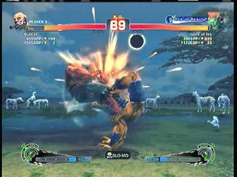 SSF4AE: Gouken (Bullcat)  vs. Blanka (taste of tea)   SD