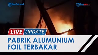 Pabrik Alumunium Foil di Gunungputri Hangus Terbakar, Api Sempat Berkobar seusai Dipadamkan