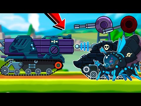 TANK BUCK VS ALL BOSSES in EPIC JOURNEY - Hills of Steel. Games Tanks