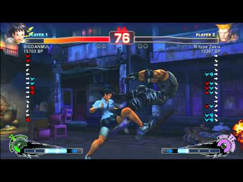 SSF4 Rank Match  BIGDANMUL (MK)  vs  N type Zakis (GU)