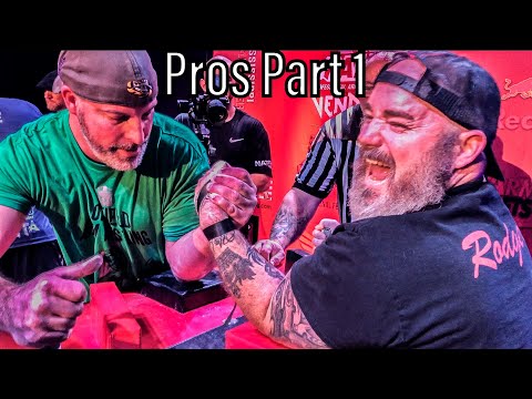 Battle in the Burg Mississippi State Armwrestling tournament Pros Part 1(left arm)